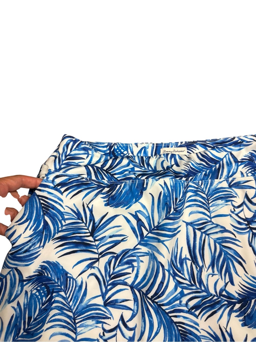 Tommy Bahama Blue Tropical Print Skirt - Picture 6 of 8